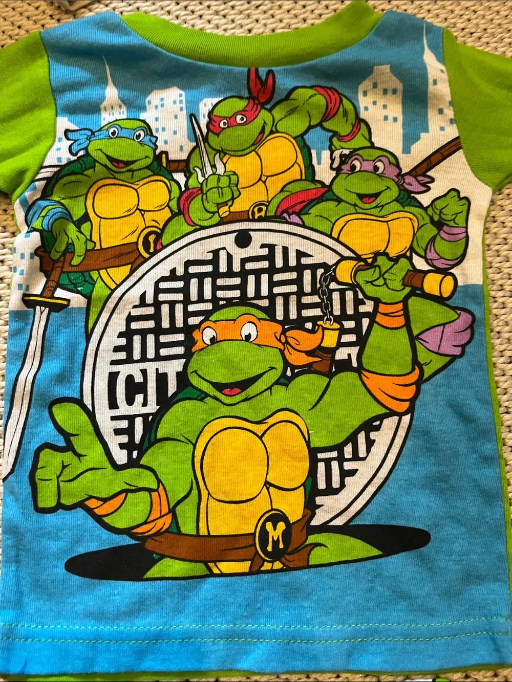 Pajamas Teenage Mutant Ninja Turtles infant boys new size 24 months cotton